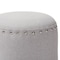 Baxton Studio Rosine Modern Light Grey Upholstered Nail Trim Ottoman 143-8143 - alternate 4